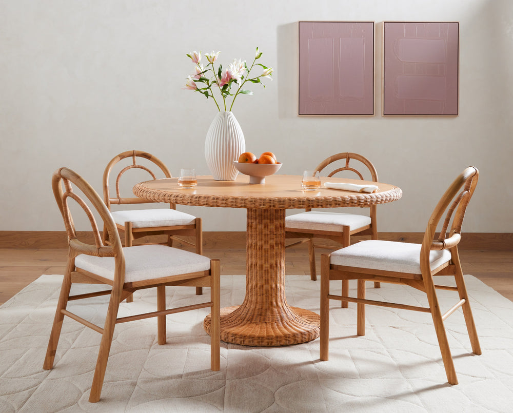 Pace Dining Chair In Burnished Oak