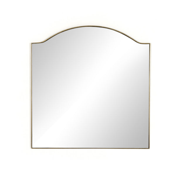 Jacques Mirror In Antique Brass
