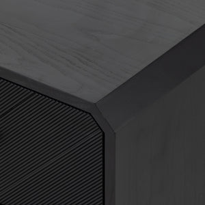 Caspian 6 Drawer Dresser In Black Ash