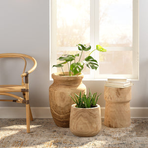 Brea Wooden Decorative Vase