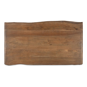 Lila Coffee Table with Bullnose Edging in Brown