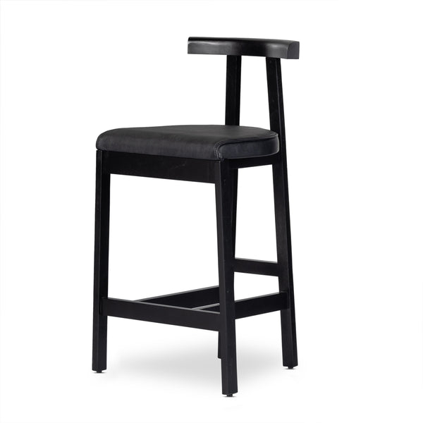 Tex Stool In Black Rosa Morada