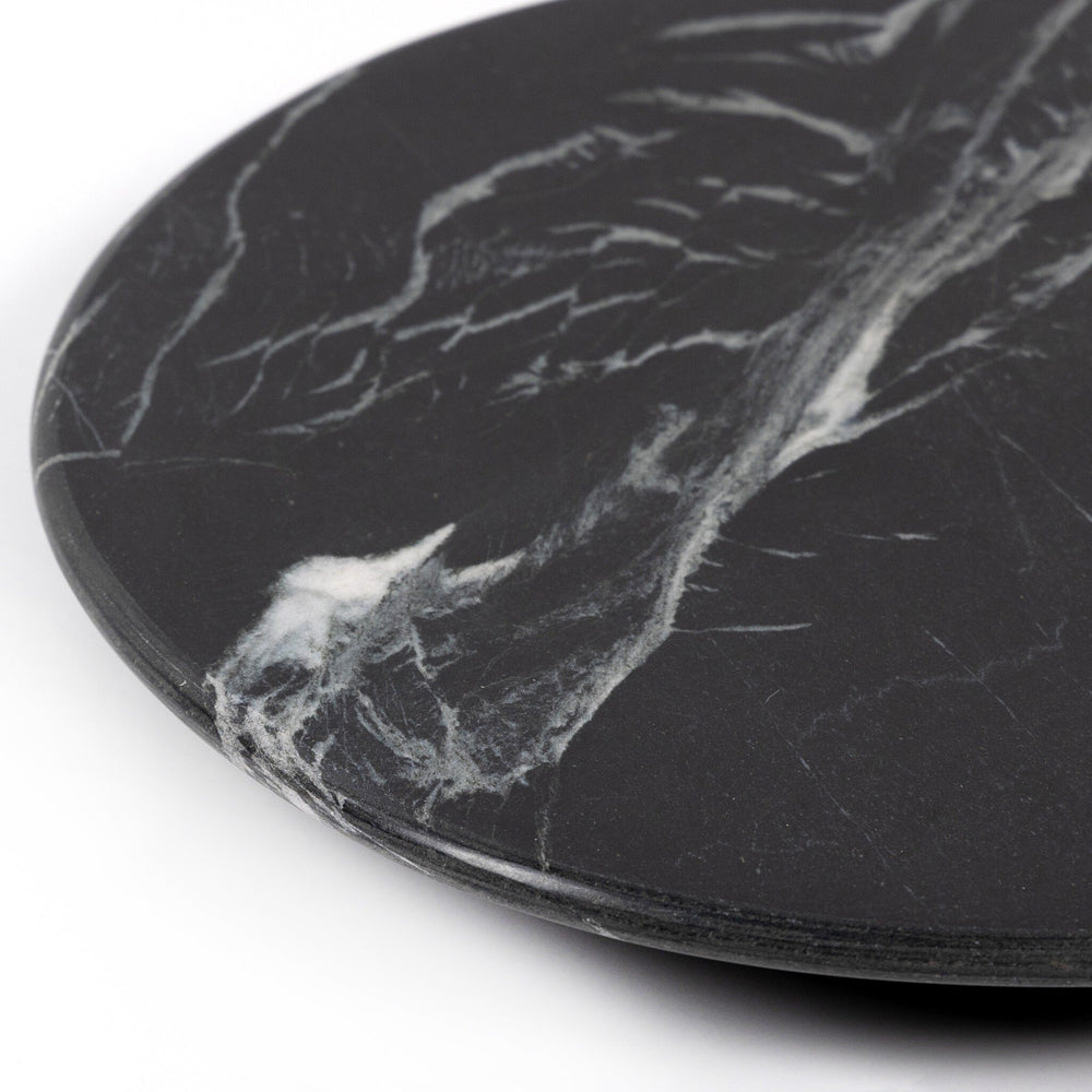 Marble Lazy Susan - Dark Kettle Black