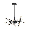Batton 27W LED Pendant  in Black
