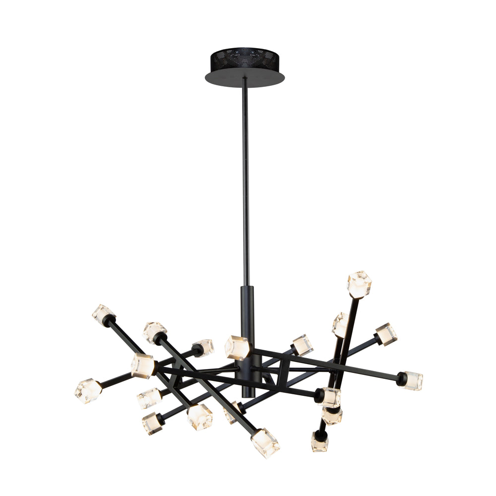 Batton 27W LED Pendant  in Black