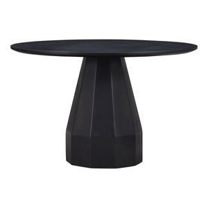 Moe's Templo Outdoor Dining Table Black