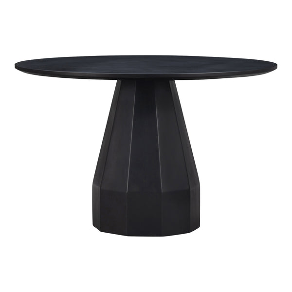 Moe's Templo Outdoor Dining Table Black