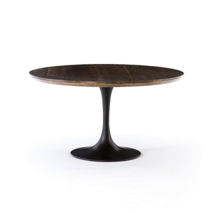 Powell Dining Table 55" In English Brown Oak