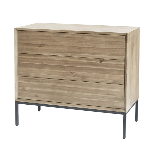 Hathaway KD Chest 3 Drawers, Drifted Sand