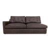 Thurlow Left Arm Facing Sofa in Espresso Leather