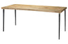 Farmhouse Wood Dining Table, Natural