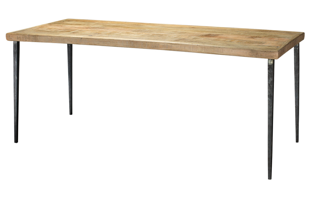 Farmhouse Wood Dining Table, Natural