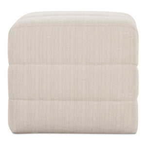 Moe's Verity Stool in Oatmeal Upholstery