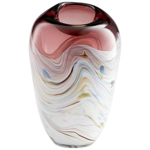 Small Sao Vase in Purple and White