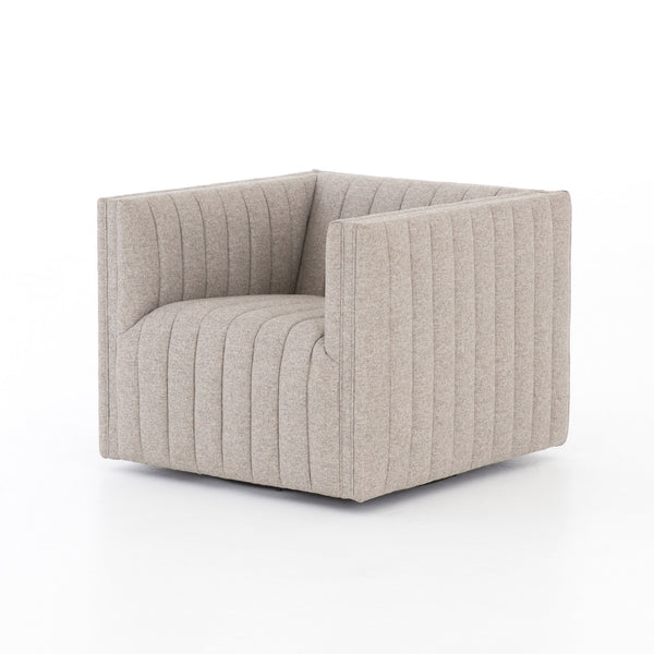 Augustine Swivel Chair-Orly Natural