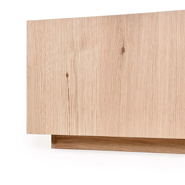 Layne Solid Wood Coffee Table with Casters