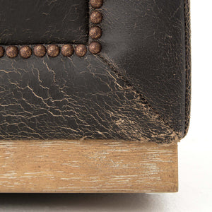 MAXX 95" SOFA IN DESTROYED BLACK
