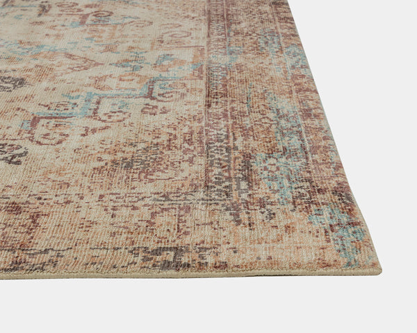 ZAGORA LOOM-KNOTTED RUG - RUST - 10' X 14'