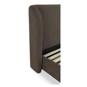 Sophia King Storage Bed in Brown with Drawers