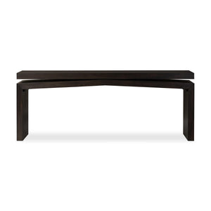 Matthes Console Table in Smoked Black