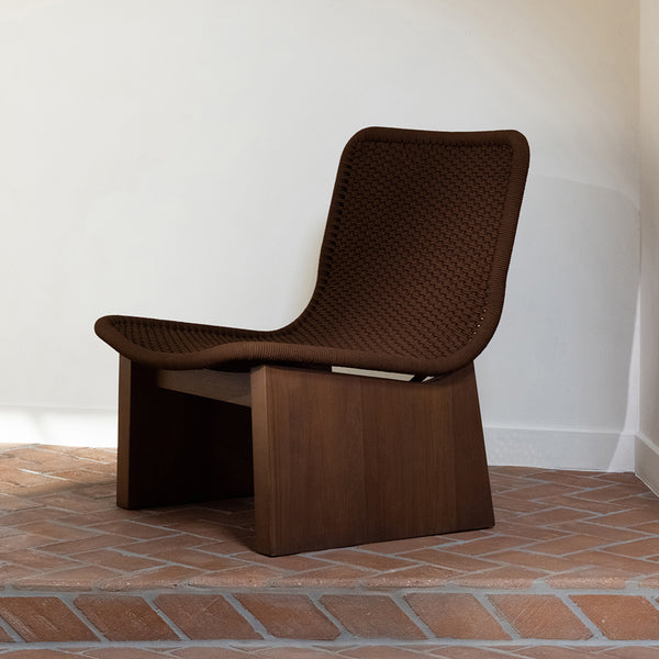 Moe's Savanna Outdoor Accent Chair in Brown