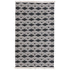 Indoor/Outdoor Banning Rug Charcoal 8'x10' - Handwoven Polypropylene