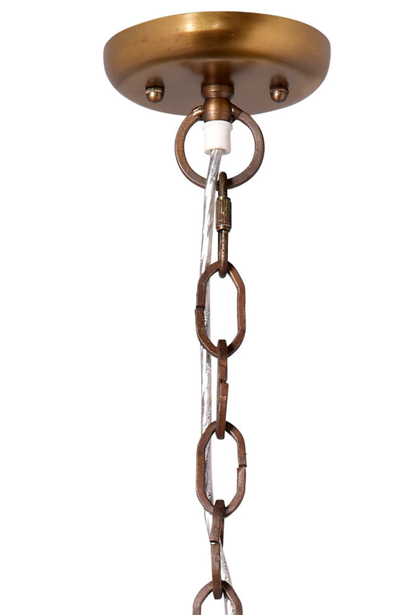 Big Sur 1-Light Beaded Chandelier, Slate Blue