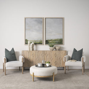 Qamra Tall Beige Textured Metal Pillar Candle Holder Candle Holder