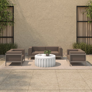 Eris Outdoor Coffee Table in White
