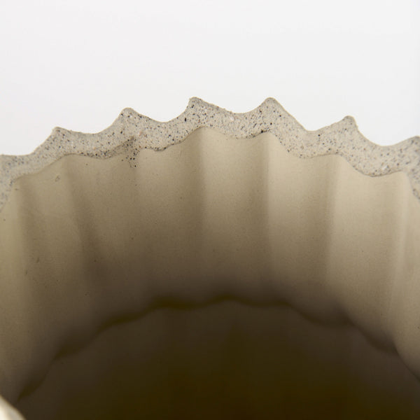 Cardon 14.4H Cream Ceramic Vase