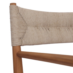 Lomas Outdoor Dining Armchair In Natural