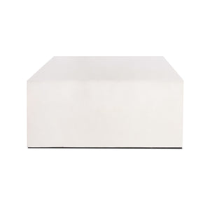 Parish Coffee Table In White Concrete