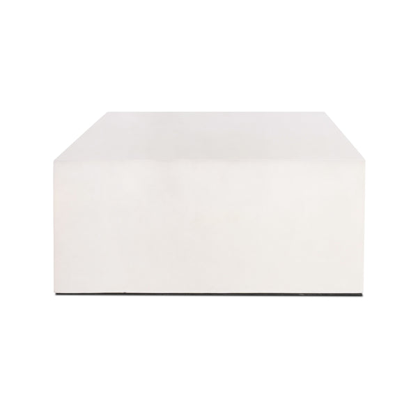 Parish Coffee Table In White Concrete