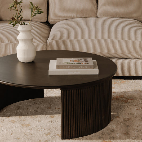 Moe's Penny Large Coffee Table Dark Brown