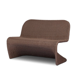 Portia Outdoor Dining Bench - Tanned Weave