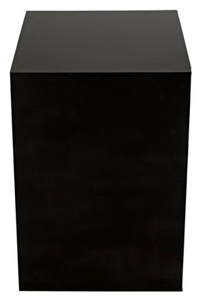 Quintin Side Table, Black Steel