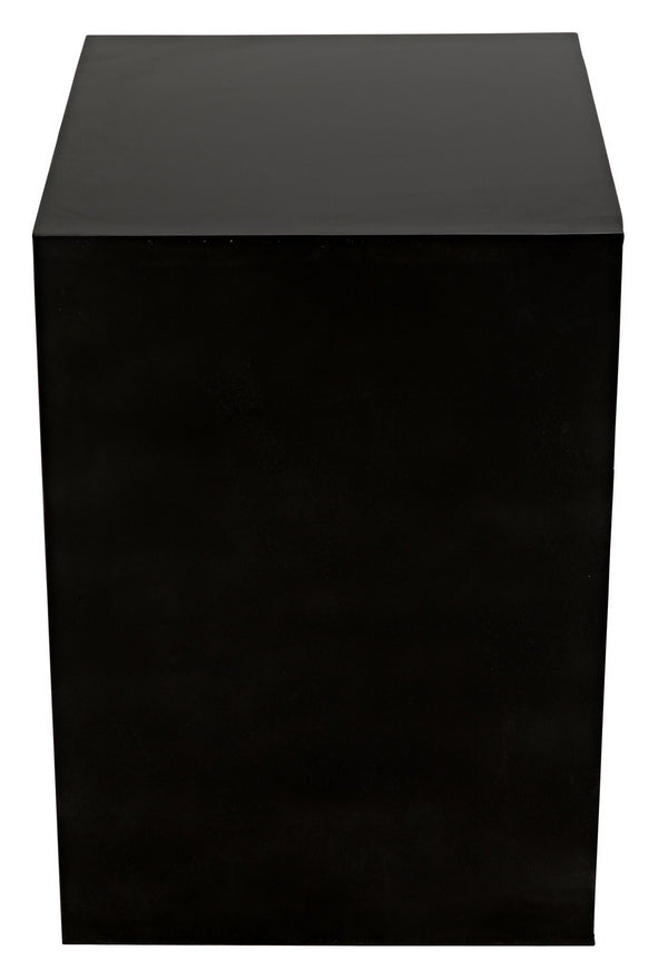 Quintin Side Table, Black Steel