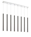 Forest 8 Light Island/Billiard in Chrome Finish