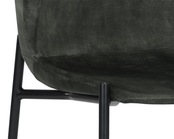 ERIC DINING CHAIR - NONO DARK GREEN