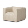 Augustine Outdoor Swivel Chair - Casa Cream