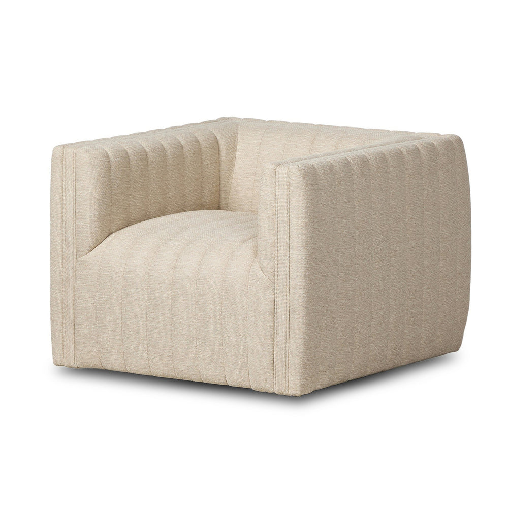 Augustine Outdoor Swivel Chair - Casa Cream