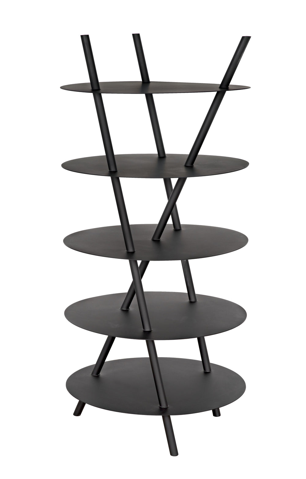 Gautama Industrial Steel Shelf in Matte Black
