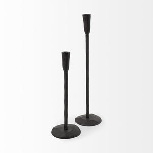 Levit (Small) Black Table Candle Holder