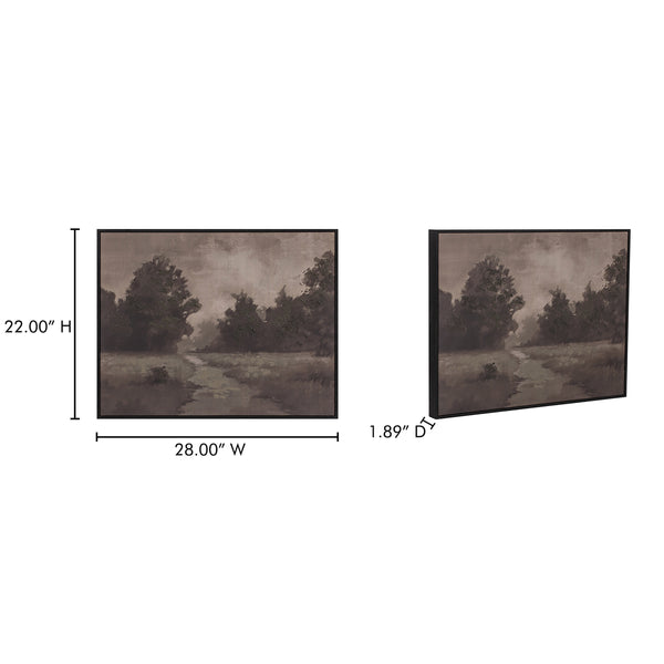 Alder Framed Painting - Multicolor