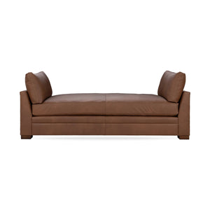 Audrey Backless Sofa - Lush-Saddle