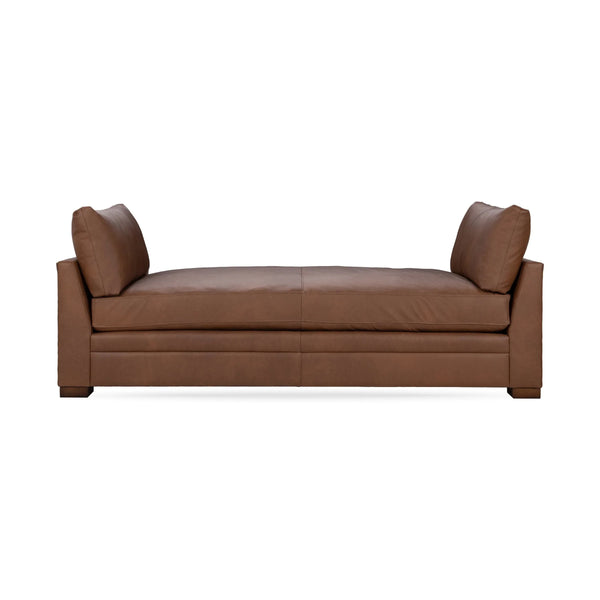 Audrey Backless Sofa - Lush-Saddle