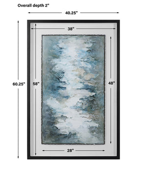 Lakeside Grande Framed Abstract Print
