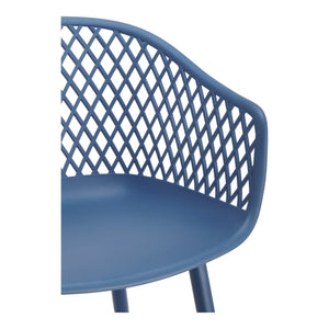 Moe's Piazza Outdoor Chair Blue - Set of Two