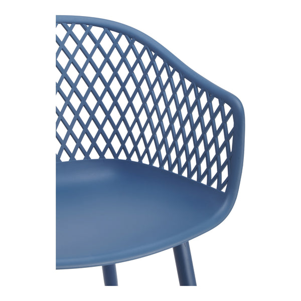 Moe's Piazza Outdoor Chair Blue - Set of Two