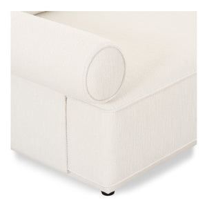 Moe's Rosello Armchair in White Texture